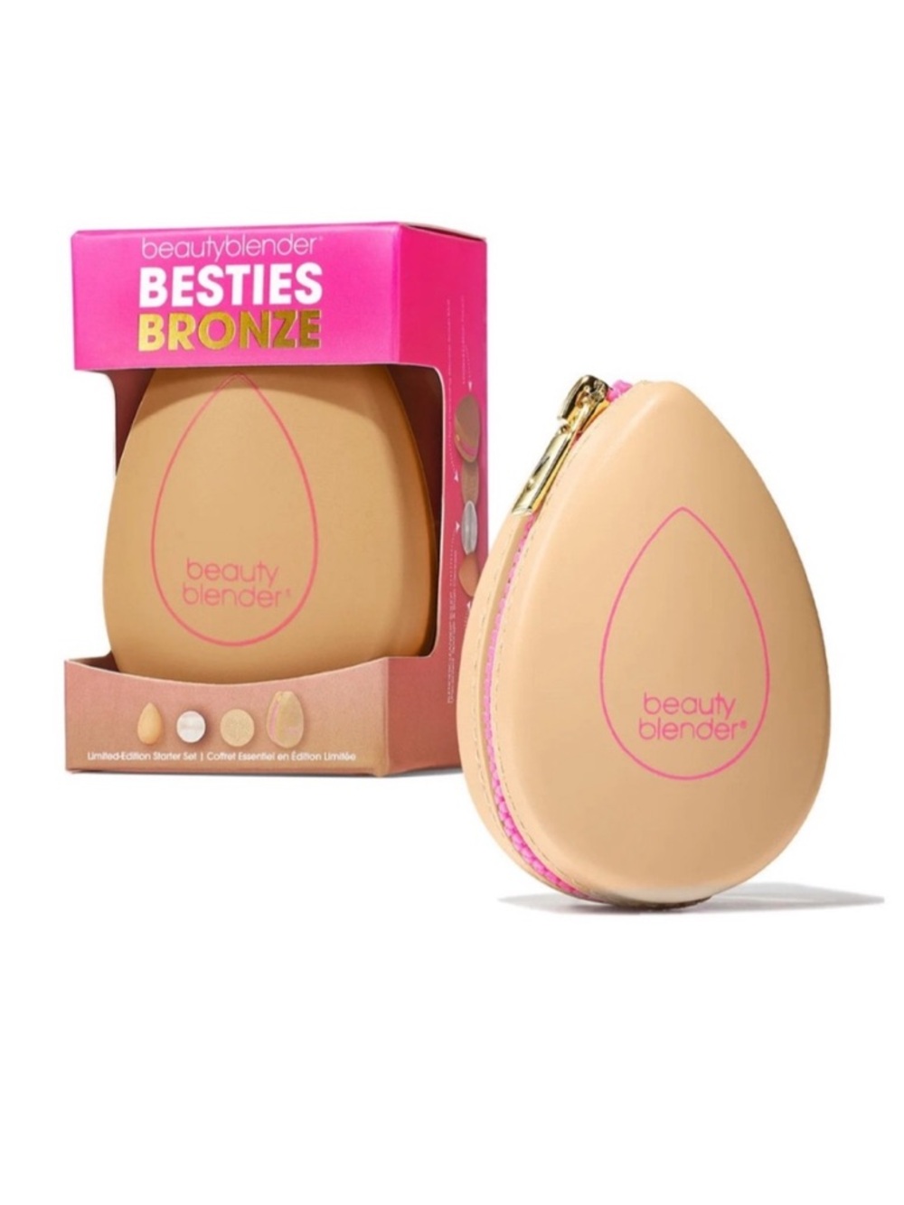 BEAUTYBLENDER BESTIES BRONZE LIMITED-EDITION 4-PIECE STARTER SET